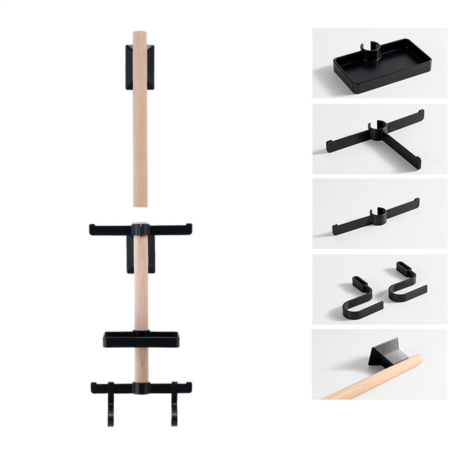 Cycling Gear Wall Mount - Vertikaler Fahrradzubehör-Organizer, wandmontierter Halter für Fahrradzubehör,
