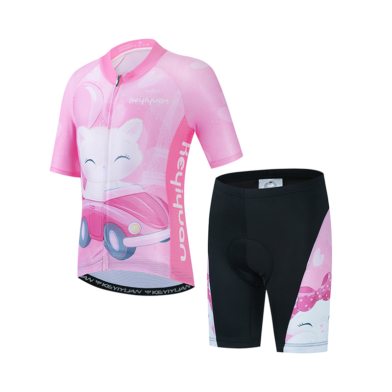 Cycling Gear Jersey - KEYIYUAN Kinder Rennrad Radfahren Jersey Set