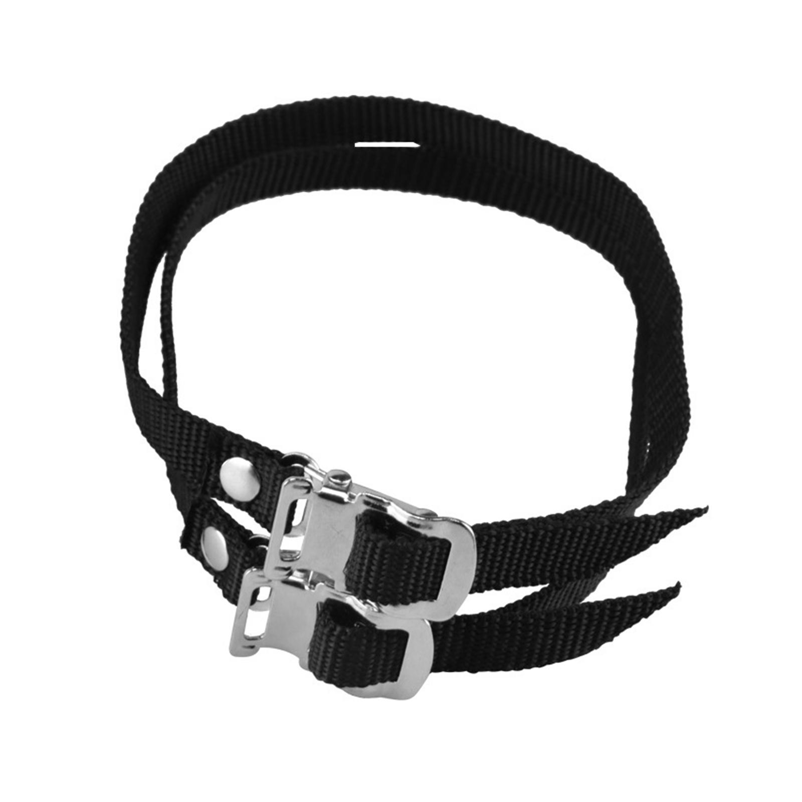 Cycling Gear For Beginners - Ersatz-Zehenclip-Riemen, strapazierfähig, 2 Stück, feste Zahnriemen