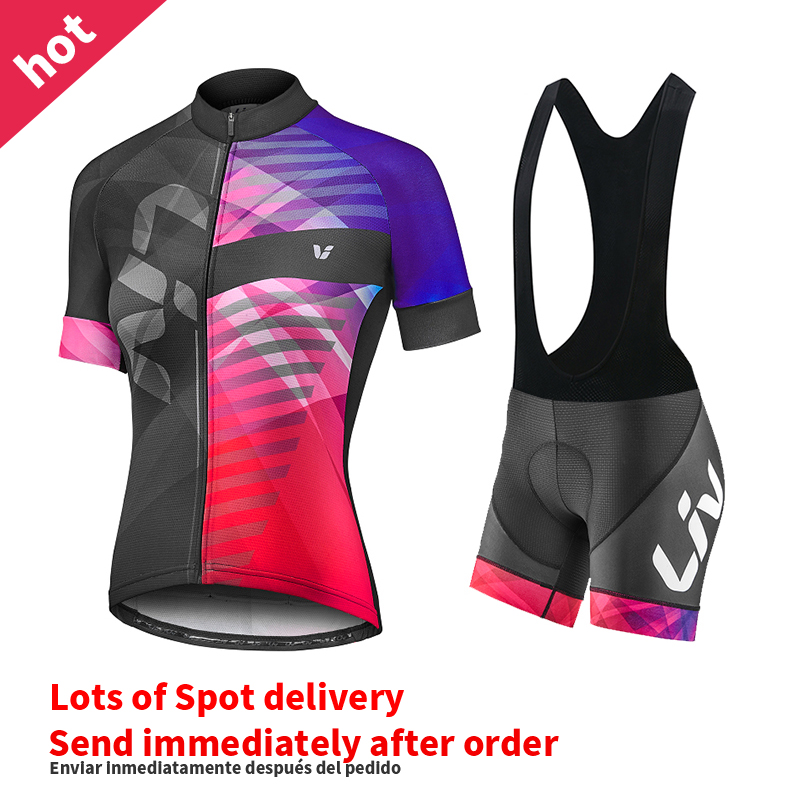 Cycling Gear Jersey - Liv Radhose Set neue Frauen Rad