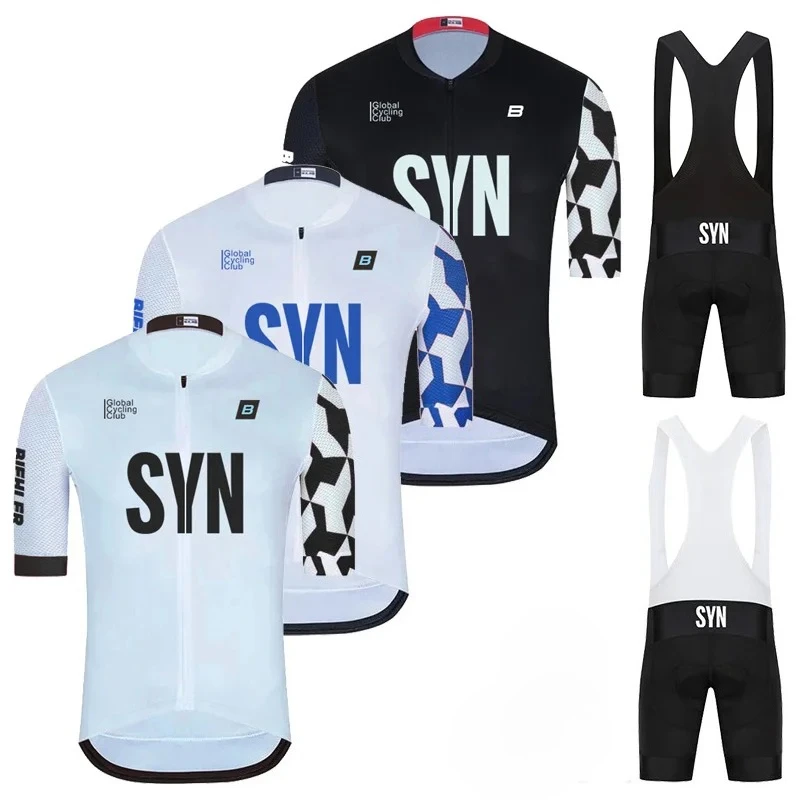 Cycling Gear Jersey - 2025 SYN Sommer Kurzarm-Trikot Atmungsaktive Rennrad-Uniform