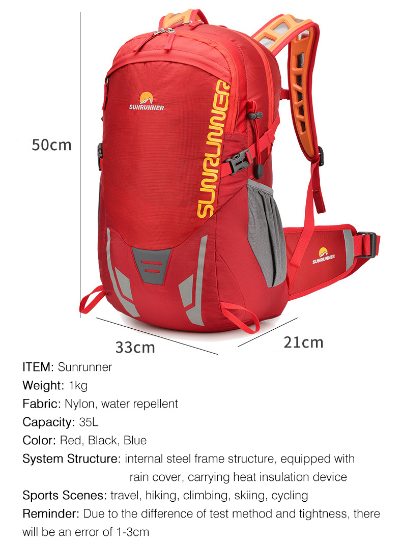 35L Wanderrucksack mit großem  – Cycling Gear Storage Bewertung und Preis