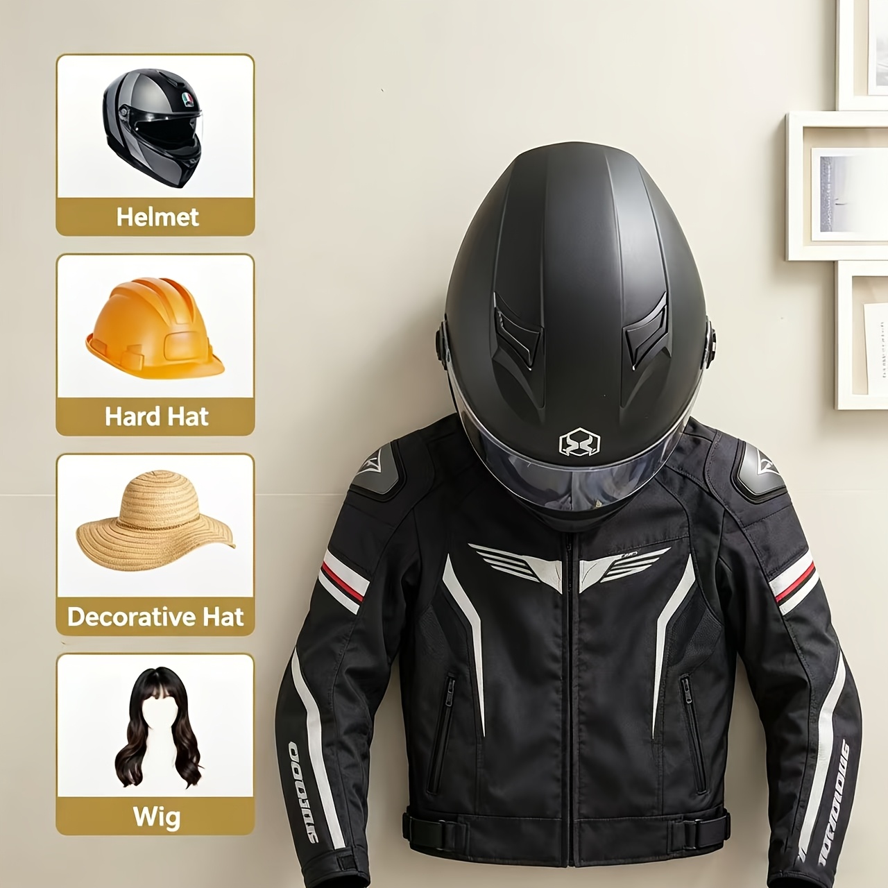 Motorradhelm-Halterung aus Mas – Cycling Gear Wall Mount Bewertung und Preis