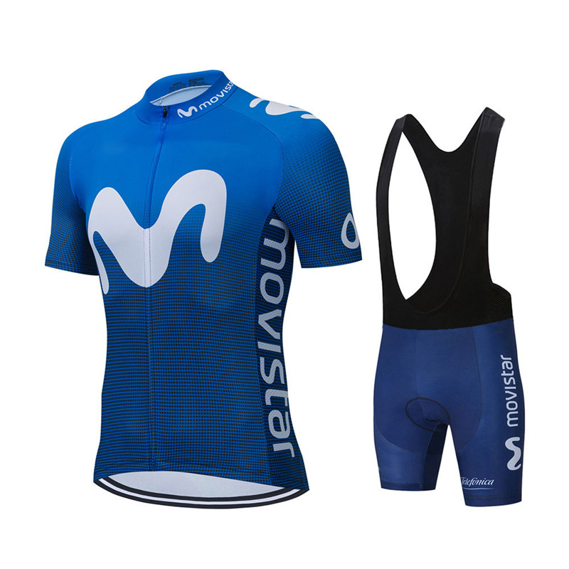 Neue Sommer Movistar Team Radf – Cycling Gear Jersey Bewertung und Preis