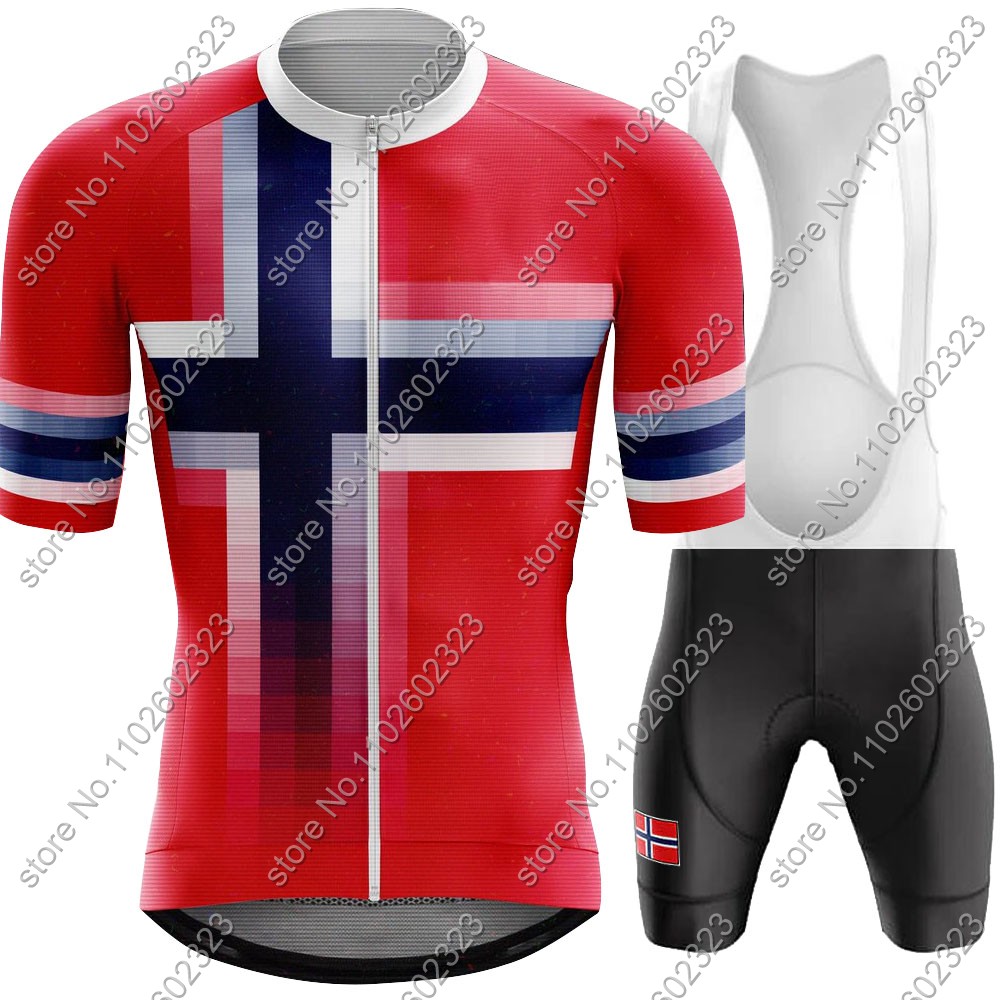 2024 Norwegen Rad trikot Natio – Cycling Gear Jersey Bewertung und Preis