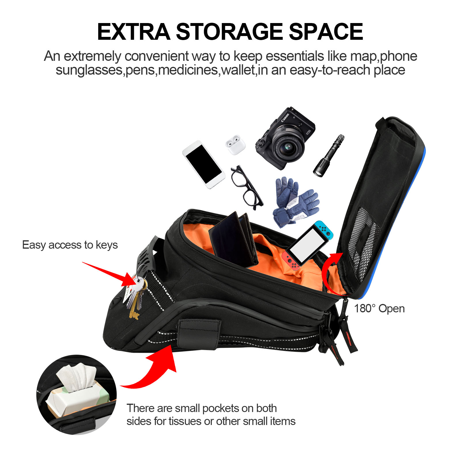 Erweiterbare Motorrad-Tank tas – Cycling Gear Storage Bewertung und Preis